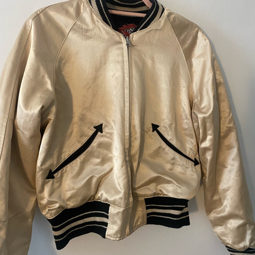 Ralph Lauren RRL Silk Bomber Jacket - Picture 8 of 14